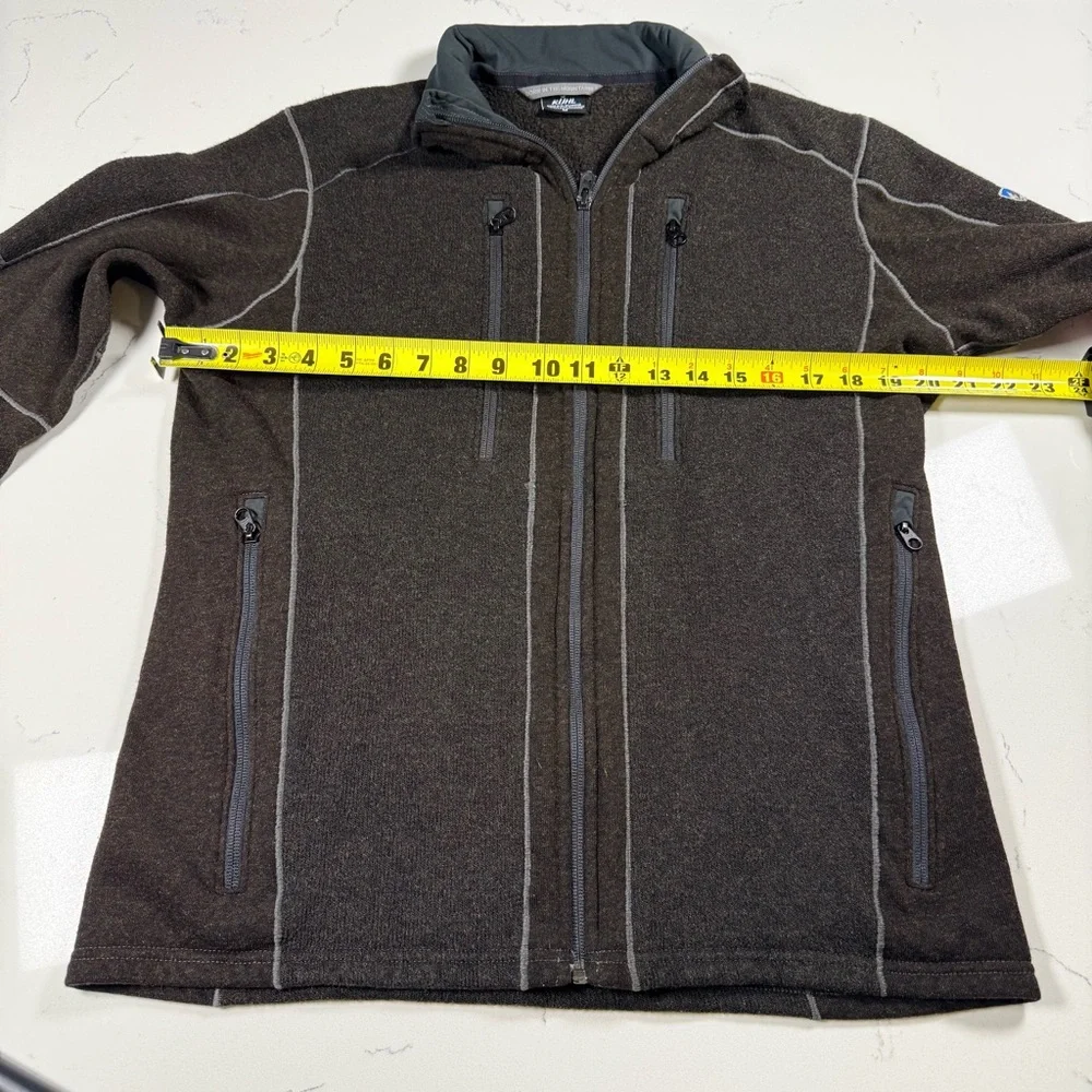 Kuhl‎ Interceptr Men’s Charcoal/Brown Full Zip - Picture 2 of 7